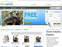 Tablet Screenshot of fishcaptures.com